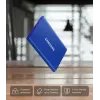 Externý SSD Samsung T7 Portable 1 TB, USB-C 3.2 Gen 2, NVMe, AES-256 hardvérové šifrovanie, modrá