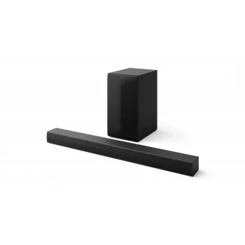Soundbar LG S60T 3.1ch, 340W RMS, bezdrôtový subwoofer, Bluetooth 5.3, HDMI ARC, optický vstup, USB, čierny