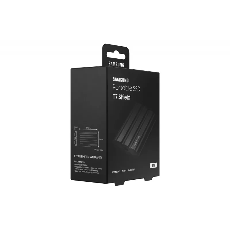 Samsung MU-PE2T0S 2 TB USB Type-C 3.2 Gen 2 (3.1 Gen 2) čierny