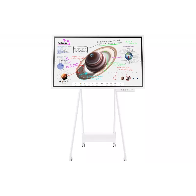 Samsung WM65B interaktívna tabuľa 165,1 cm (65 inch) 3840 x 2160 pixelov dotyková obrazovka sivá, biela