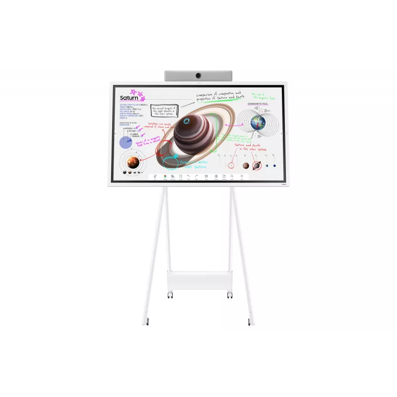 Samsung WM65B interaktívna tabuľa 165,1 cm (65 inch) 3840 x 2160 pixelov dotyková obrazovka sivá, biela