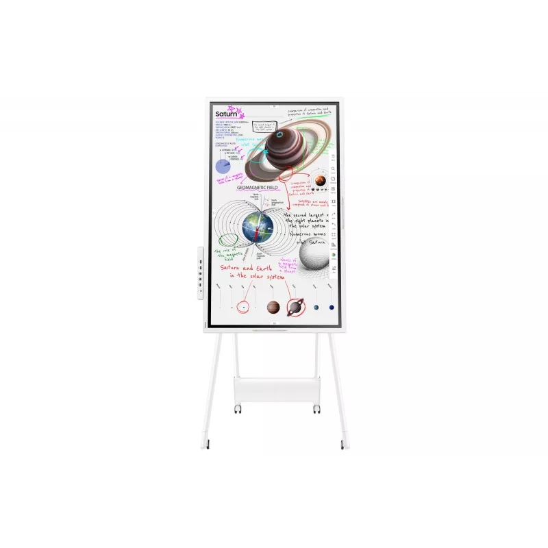 Samsung WM65B interaktívna tabuľa 165,1 cm (65 inch) 3840 x 2160 pixelov dotyková obrazovka sivá, biela