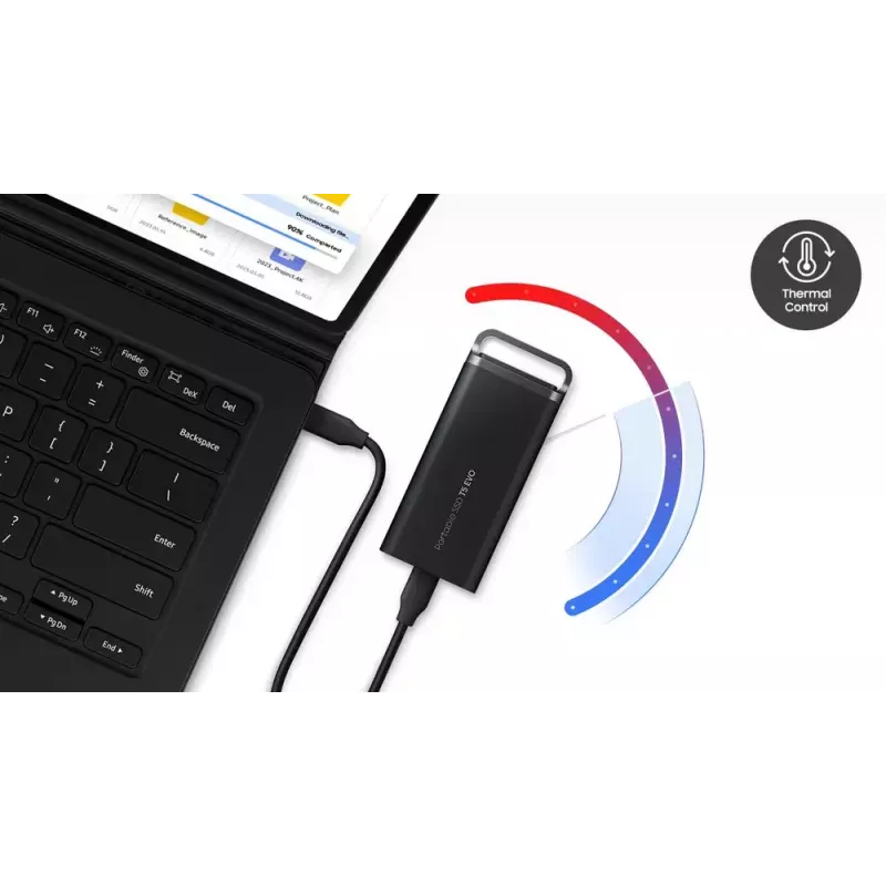 Samsung MU-PH4T0S 4 TB 3.2 Gen 1 (3.1 Gen 1) čierny