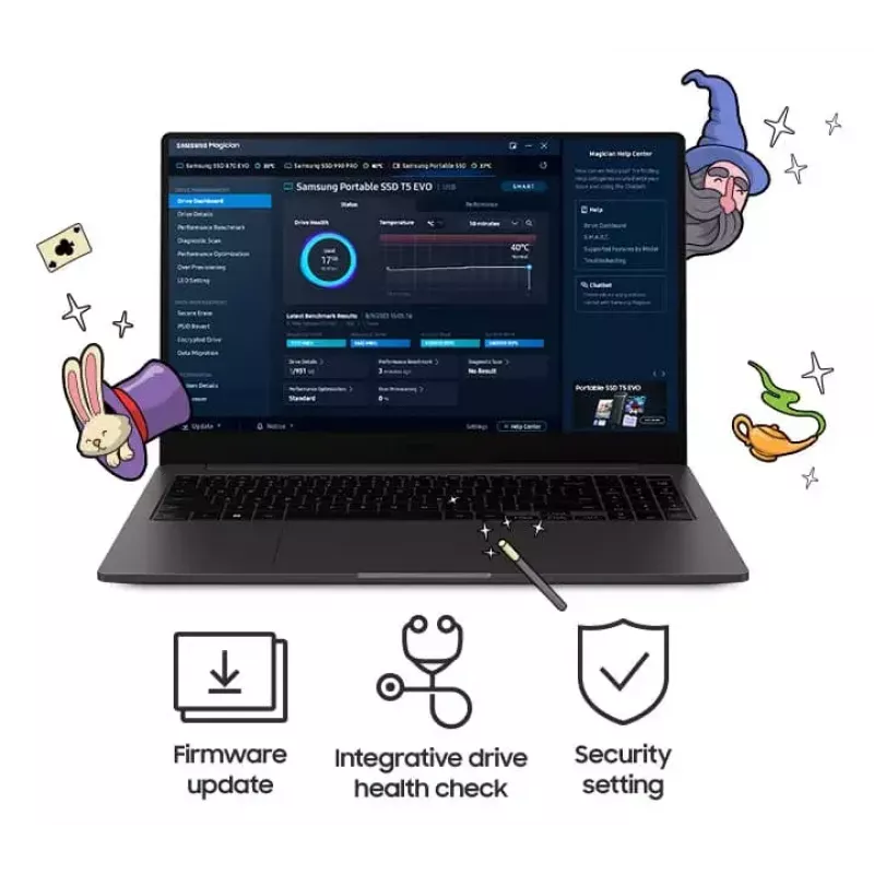 Samsung MU-PH4T0S 4 TB 3.2 Gen 1 (3.1 Gen 1) čierny