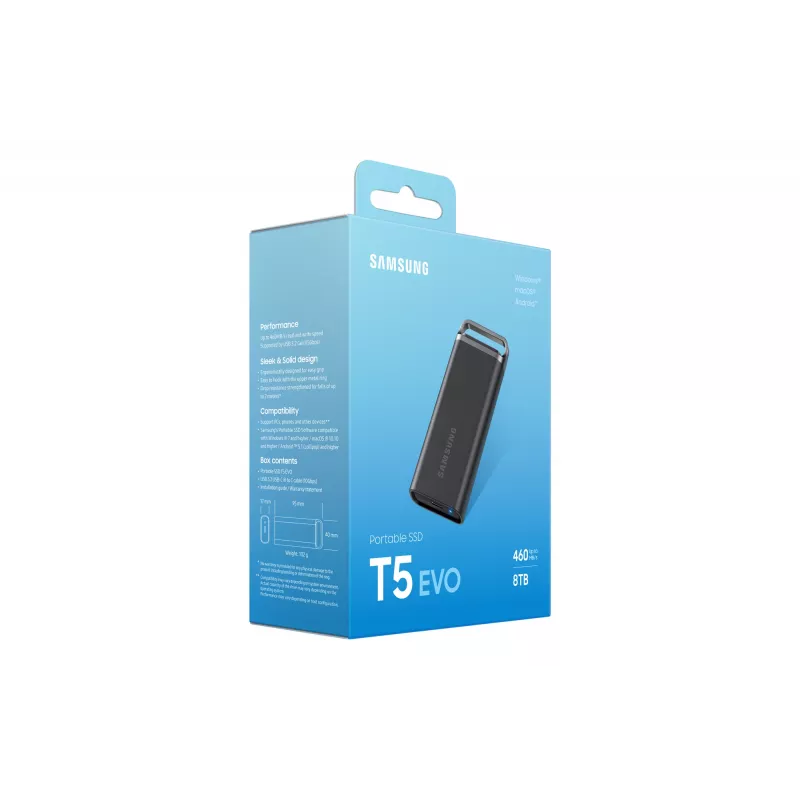 Samsung MU-PH8T0S 8 TB 3.2 Gen 1 (3.1 Gen 1) čierny