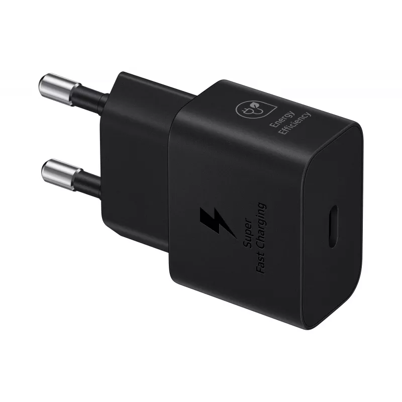 Nabíjačka Samsung EP-T2510 25W USB‑C do interiéru, rýchle nabíjanie, čierna, 1 m kábel