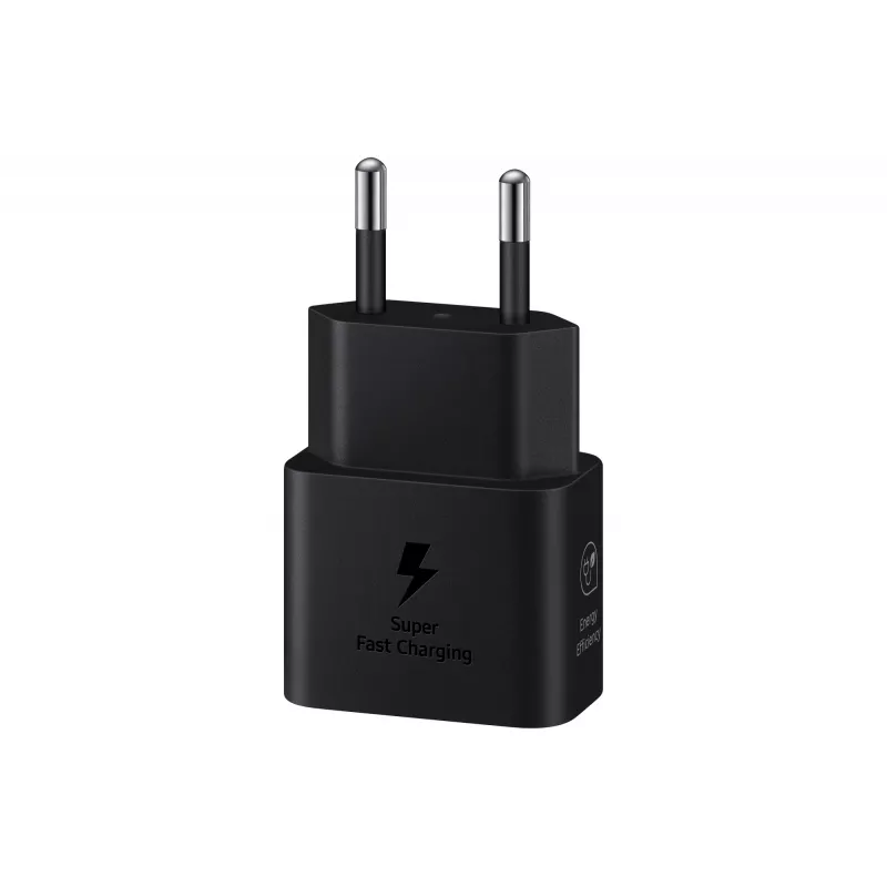 Nabíjačka Samsung EP-T2510 25W USB‑C do interiéru, rýchle nabíjanie, čierna, 1 m kábel