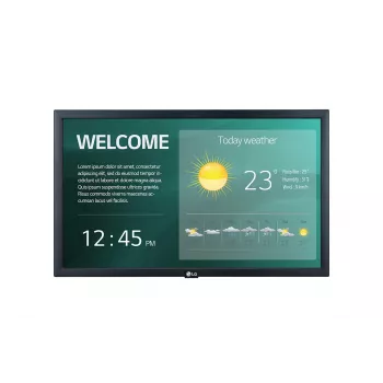 LG 22SM3G-B Digital Signage Display 54,6 cm (21,5 inch) IPS Wi-Fi 250 cd/m² Full HD Čierna Integrovaný procesor 16/7