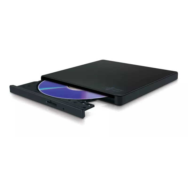 HITACHI-LG DATA STORAGE tenká prenosná DVD vypaľovačka - Gp57eb40 - USB 2.0 - Čierna