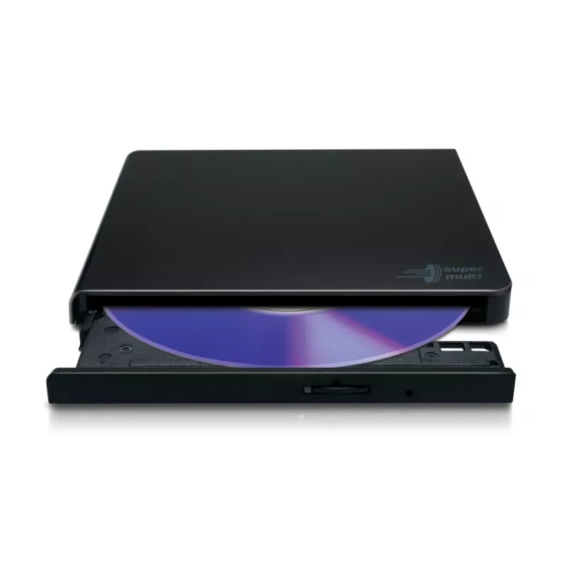 HITACHI-LG DATA STORAGE tenká prenosná DVD vypaľovačka - Gp57eb40 - USB 2.0 - Čierna