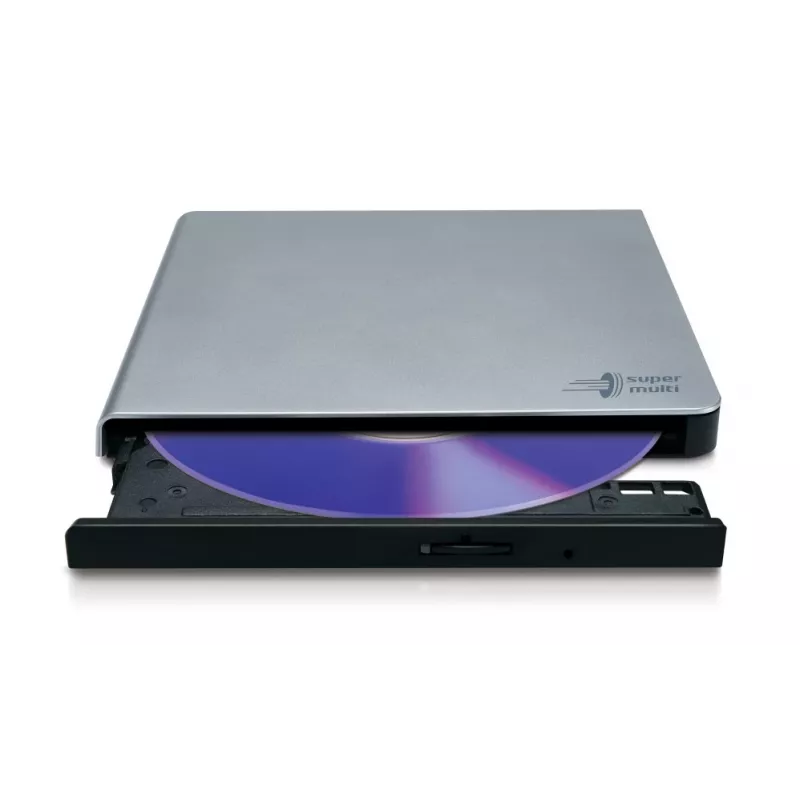 Hitachi-LG GP57ES40 tenká prenosná napaľovačka DVD, USB 2.0, strieborná