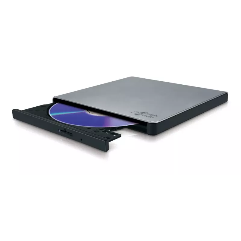Hitachi-LG GP57ES40 tenká prenosná napaľovačka DVD, USB 2.0, strieborná