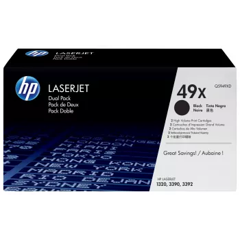 HP 49X tonerová kazeta 2 ks Originálna Čierna