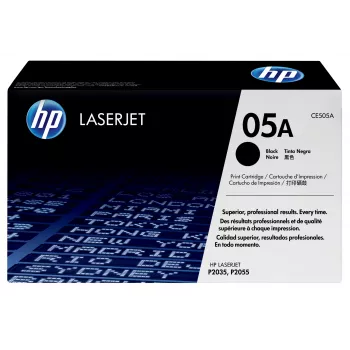 HP 05A Čierna Originálna LaserJet tonerová kazeta, 2300 strán, Čierna, 1 ks