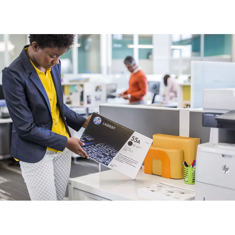 HP 55A čierna Originálna LaserJet tonerová kazeta, 6000 strán, čierna, 1 ks