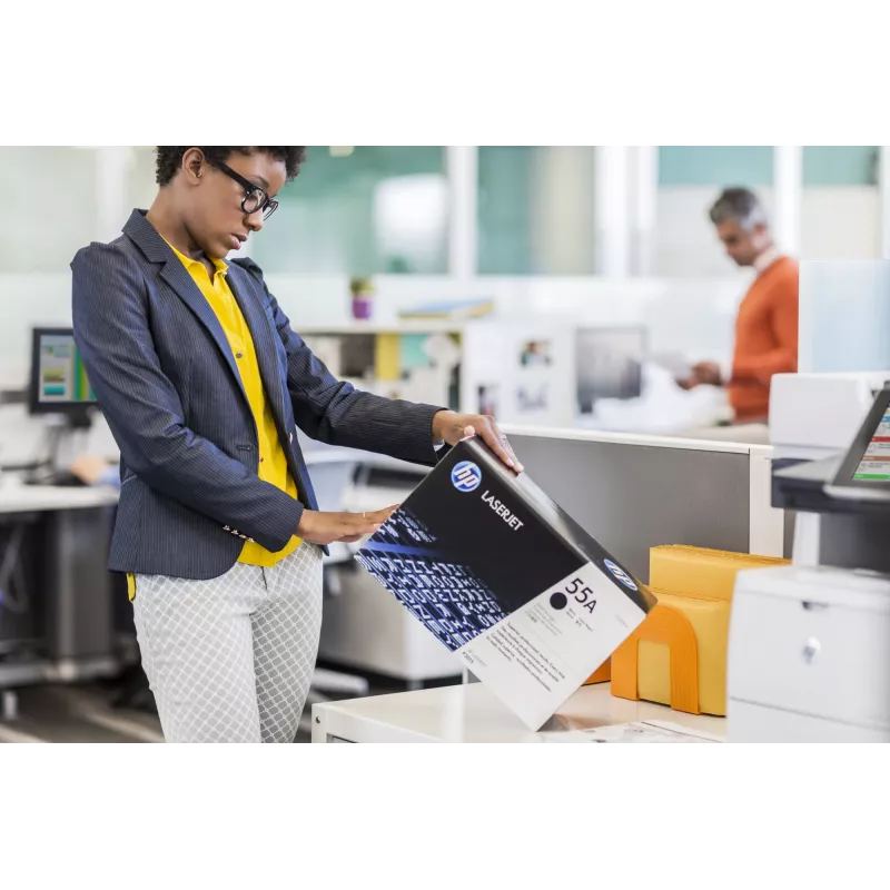 HP 55A čierna Originálna LaserJet tonerová kazeta, 6000 strán, čierna, 1 ks