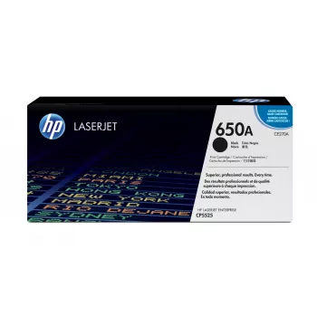 HP 650A Originálna LaserJet tonerová kazeta, Čierna