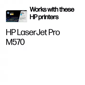 HP 507A azúrová originálna LaserJet tonerová kazeta, 6000 strán, azúrová, 1 ks