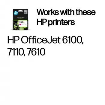 HP 933XL vysokokapacitná purpurová originálna atramentová kazeta