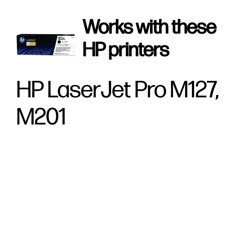 HP 83A originálna LaserJet tonerová kazeta čierna
