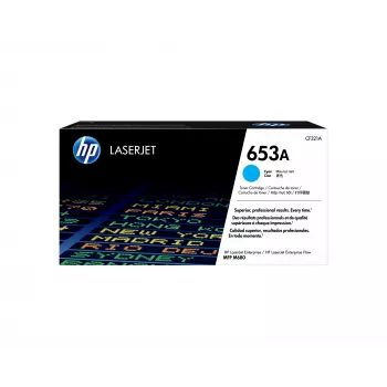 Toner HP Cartridge No 653A HP 653A azúrová 2300 strán