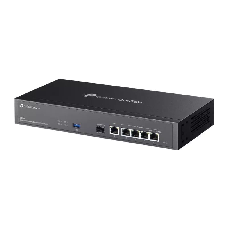 TP-Link ER7406 drôtový router Gigabit Ethernet čierny