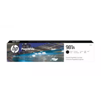 HP 981A čierna originálna PageWide kazeta, čierna, 1 ks, 6000 strán