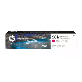 HP 981Y purpurová originálna kazeta PageWide s extra vysokou kapacitou