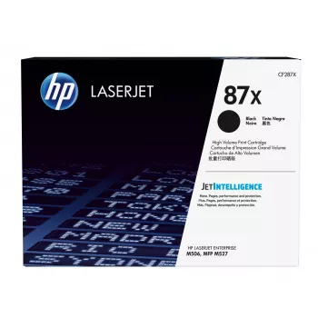 HP 87X vysokokapacitná čierna originálna tonerová kazeta LaserJet, 18 000 strán, čierna, 1 ks