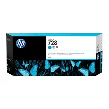 HP 728 300 ml azúrová atramentová kazeta DesignJet