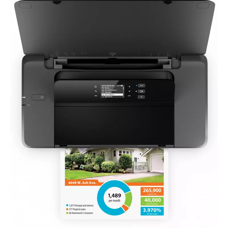 HP Officejet 200 mobilná bezdrôtová farebná tlačiareň