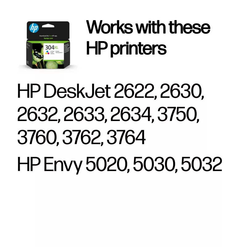 HP 304XL originálna atramentová kazeta v trojfarebnom prevedení