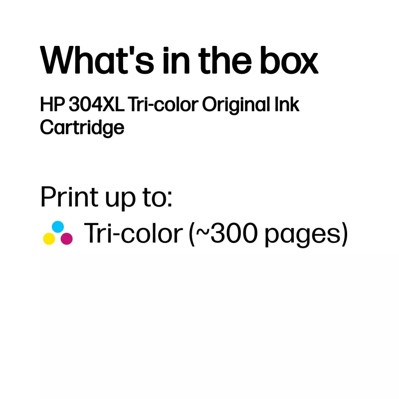 HP 304XL originálna atramentová kazeta v trojfarebnom prevedení