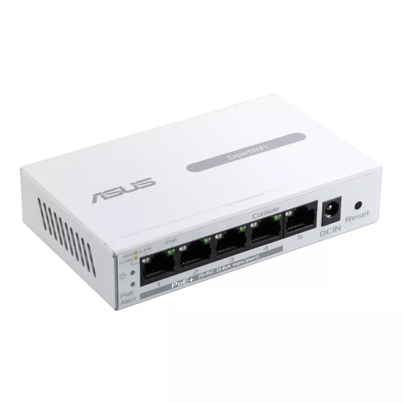 ASUS ExpertWiFi EBP15 spravovaný Gigabit Ethernet (10/100/1000) Power over Ethernet (PoE) biely