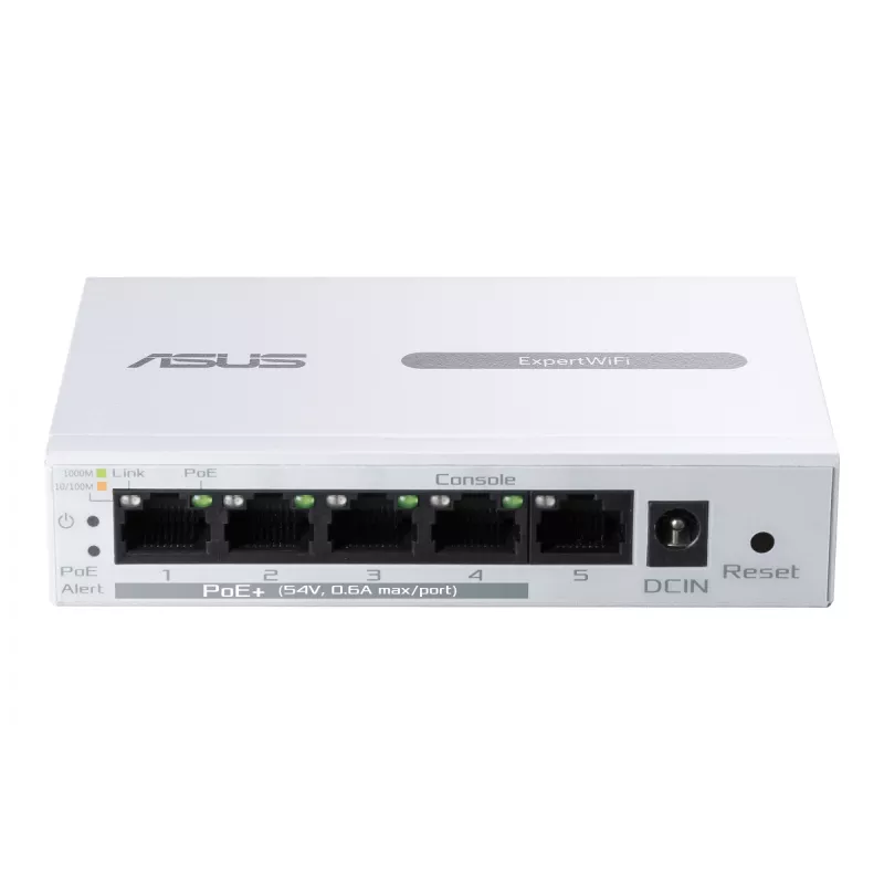 ASUS ExpertWiFi EBP15 spravovaný Gigabit Ethernet (10/100/1000) Power over Ethernet (PoE) biely