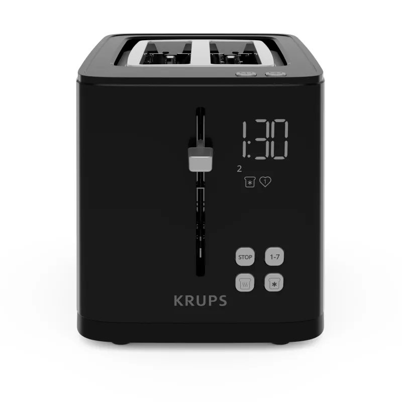 Hriankovač Krups Smart'n Light KH6418 2 plátky 850 W čierny