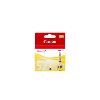Canon CLI-521Y žltá atramentová kazeta, žltá, pigmentový atrament, 1 kus, jednotlivé balenie