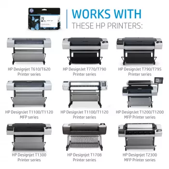 HP 72 130-ml žltá DesignJet atramentová kazeta