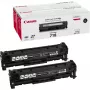 Canon CRG-718 Bk VP tonerkartuša 2 kusy originál čierna