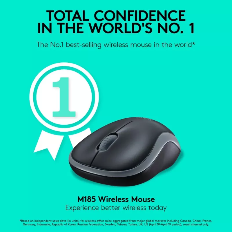 Logitech Wireless Mouse modrá 910-002239