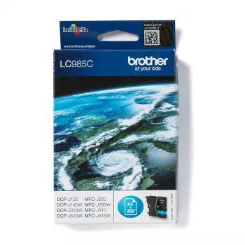 Brother LC985C atramentová kazeta 1 ks originálna azúrová