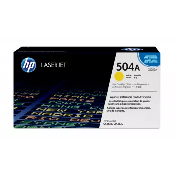 HP 504A žltá originálna LaserJet tonerová kazeta, 7000 strán, žltá, 1 ks