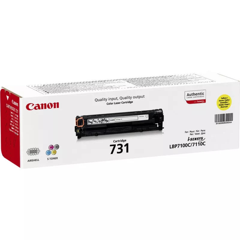 Canon 731 tonerová kazeta 1 ks originálna žltá
