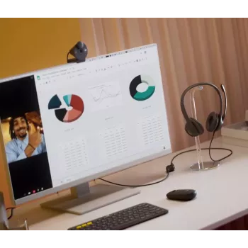LOGITECH headset - H390 - USB-A - čierna