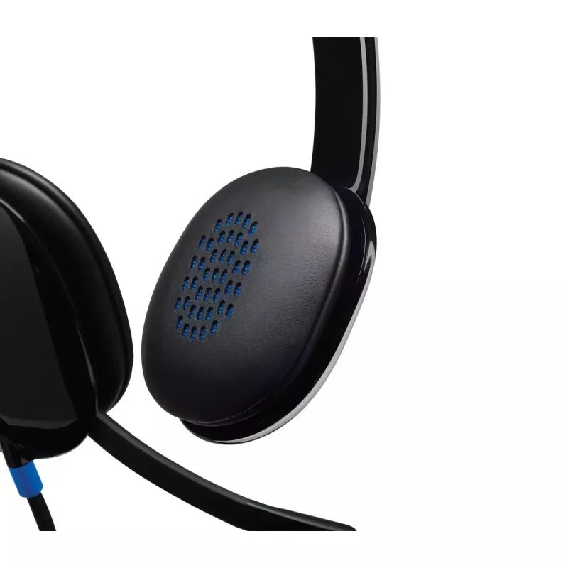 Headset Logitech H540 vstavaný mikrofón USB Type-A čierny