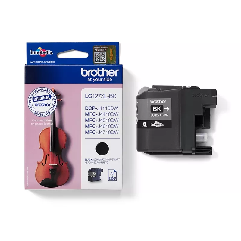 Brother LC127XLBK atramentová kazeta 1 ks originálna Extra (Super) High Yield čierna