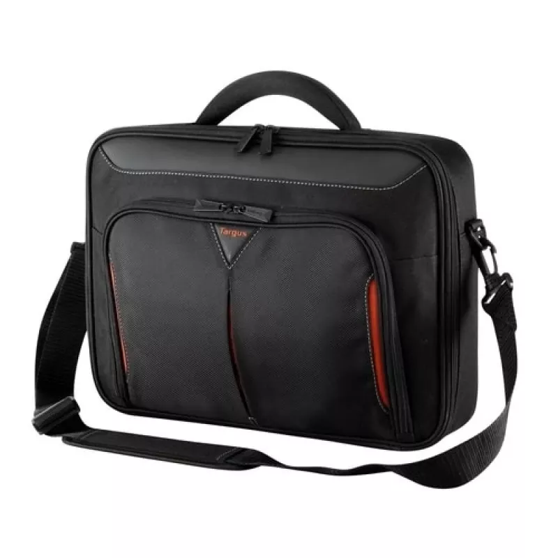 Targus Classic+ 14-palcová taška na notebook Clamshell, čierna/červená CN414EU