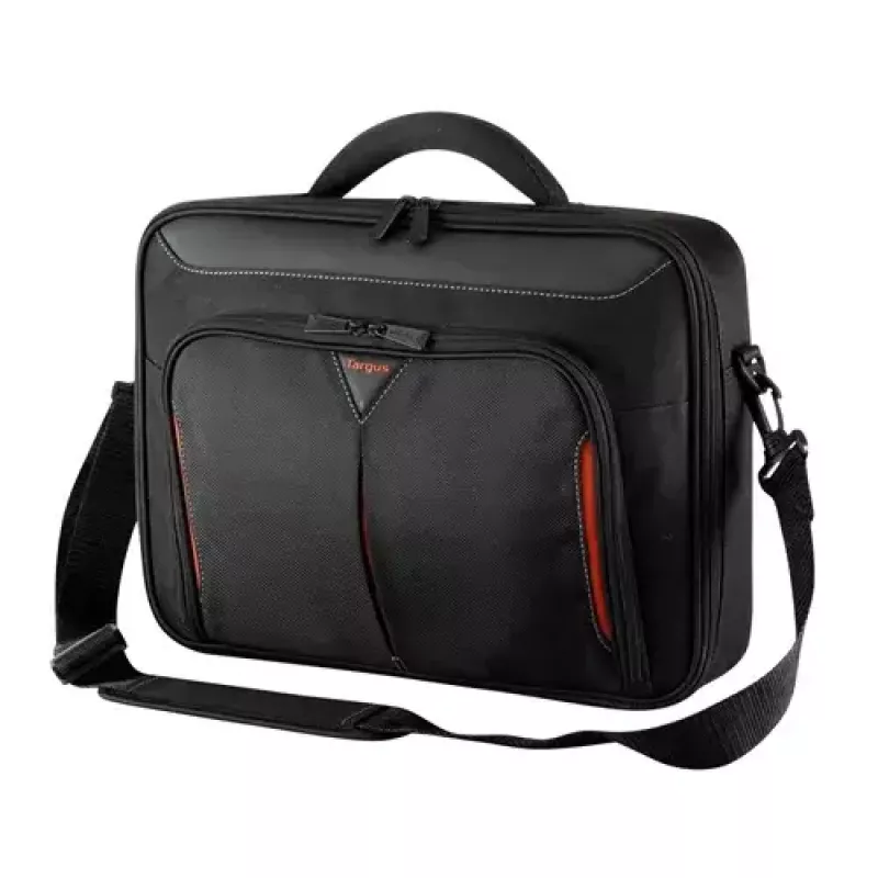 Targus Classic+ 18-palcová taška na notebook Clamshell, čierna/červená CN418EU