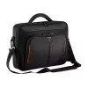 Targus Classic+ 18-palcová taška na notebook Clamshell, čierna/červená CN418EU