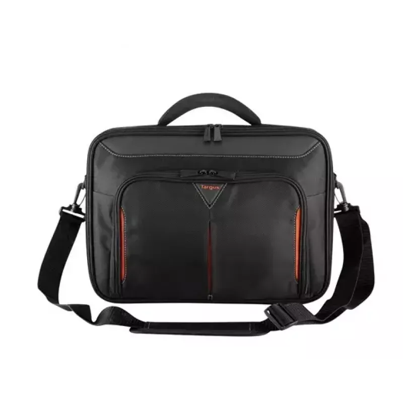 Targus Classic+ 18-palcová taška na notebook Clamshell, čierna/červená CN418EU